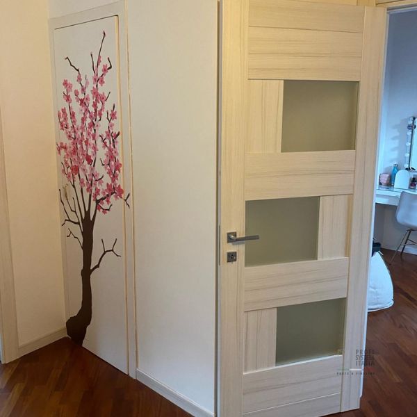 Porta interna installata Profi System
