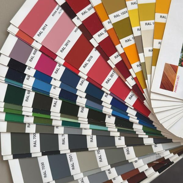 Profi System cartella colori serramenti in alluminio