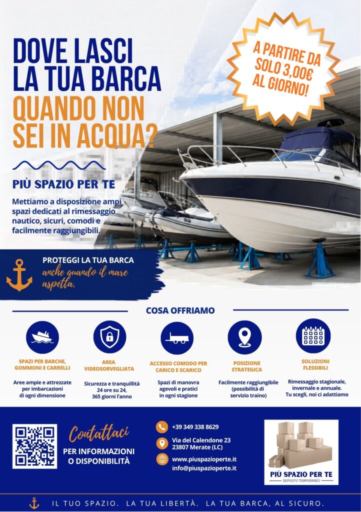 Piu Spazio per te - volantino deposito barche